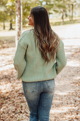 Hold Onto Love V Neck Sweater *Final Sale*