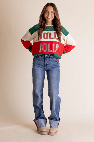 Holly Jolly Sequin Sweater