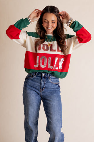 Holly Jolly Sequin Sweater