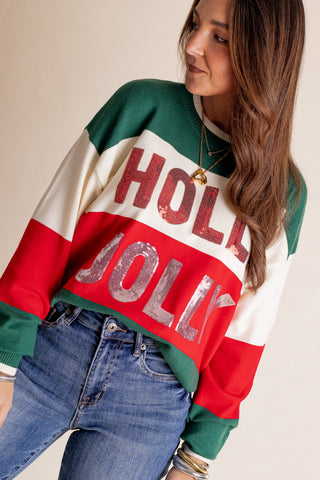 Holly Jolly Sequin Sweater