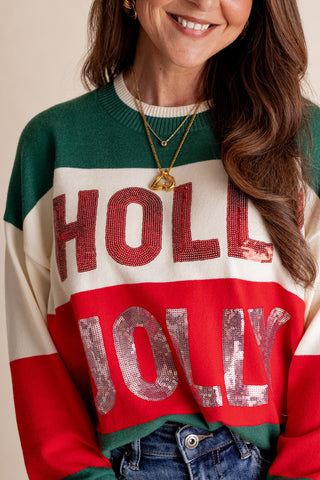 Holly Jolly Sequin Sweater