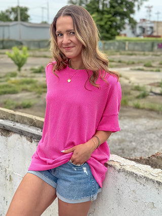 Jump For Joy Ribbed Top