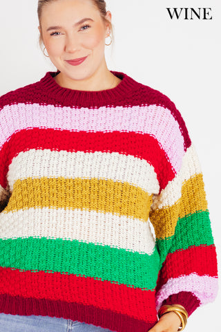 Shine Bright Color Block Sweater *Final Sale*