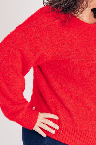 Steal The Show Round Neck Sweater - CURVY *Final Sale*