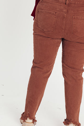 Zahra High Rise Ankle Skinnies - CURVY *Final Sale*
