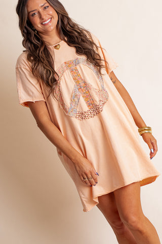 Peace And Love Tunic Dress