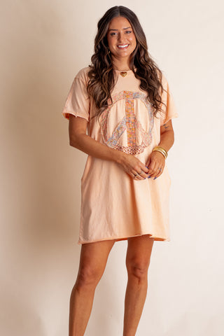 Peace And Love Tunic Dress