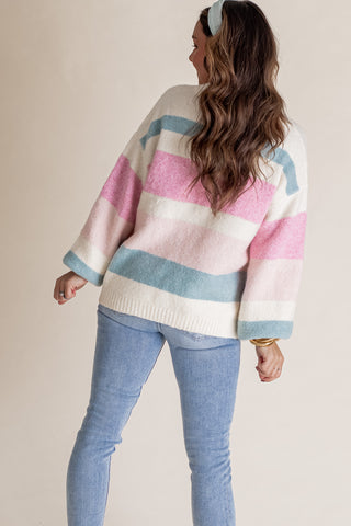 Nights Like These Striped Knit Sweater