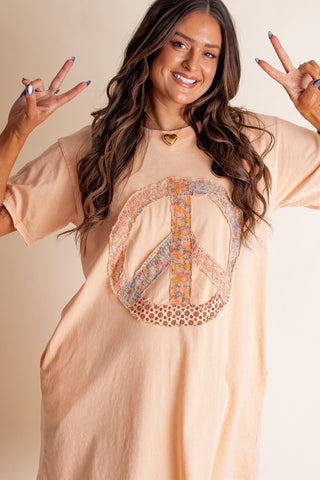 Peace And Love Tunic Dress