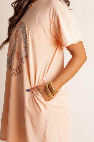 Peace And Love Tunic Dress