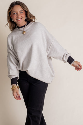 Drift Gracefully Round Neck Sweater