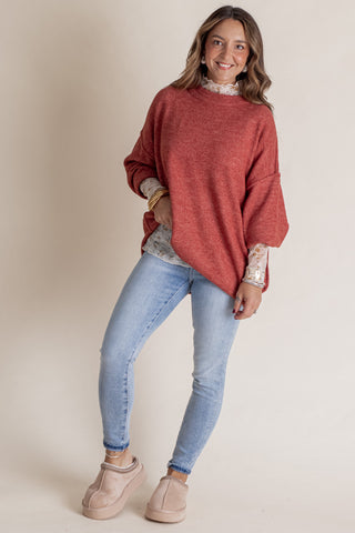 Drift Gracefully Round Neck Sweater