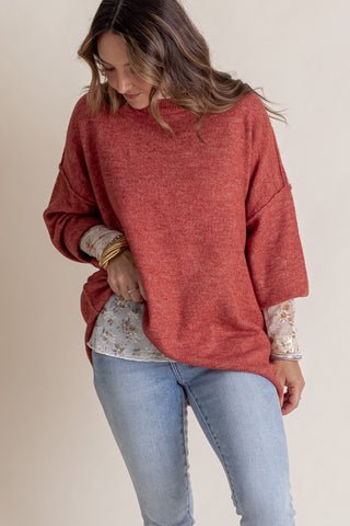 Drift Gracefully Round Neck Sweater