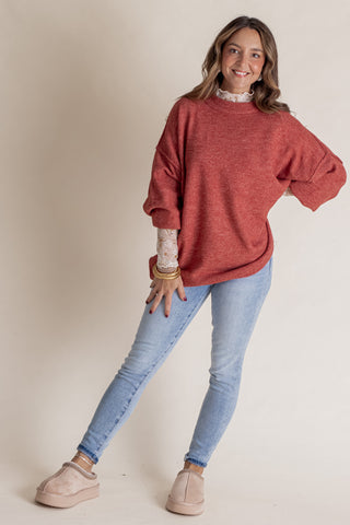 Drift Gracefully Round Neck Sweater