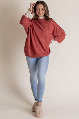 Drift Gracefully Round Neck Sweater