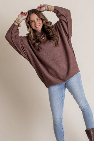 Drift Gracefully Round Neck Sweater