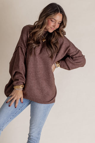 Drift Gracefully Round Neck Sweater