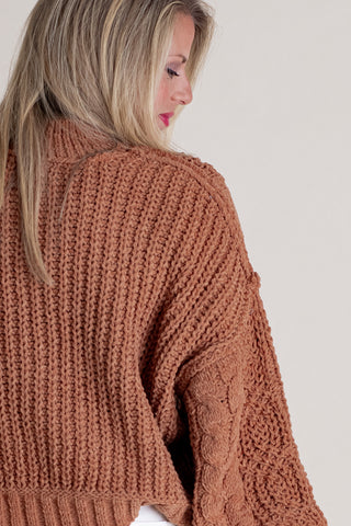 Soft Gaze Cable Knit Sweater