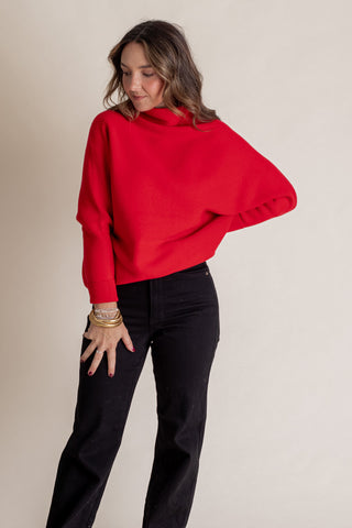 Beyond The City Mock Neck Sweater