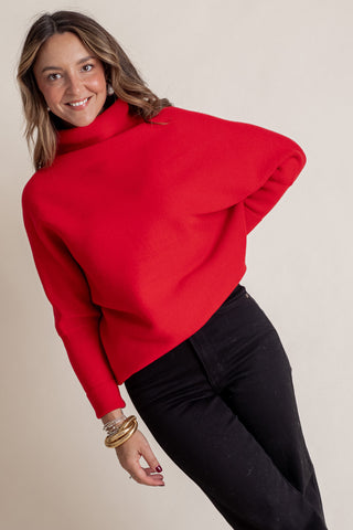 Beyond The City Mock Neck Sweater