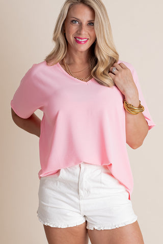 Drifting Dreams V Neck Top