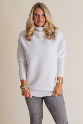 Beyond The City Mock Neck Sweater