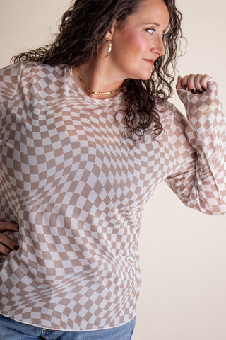 Star Of The Show Mesh Top - CURVY