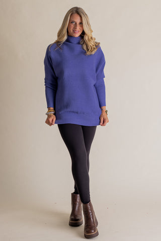 Beyond The City Mock Neck Sweater