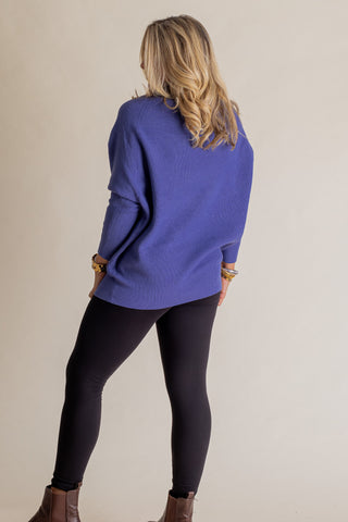 Beyond The City Mock Neck Sweater