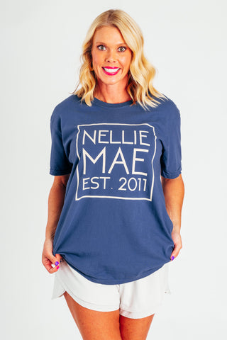 Nellie Mae Fall Comfort Colors Logo Tees