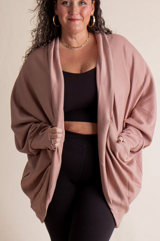 Everyday Dream Dolman Sleeve Cardigan - CURVY