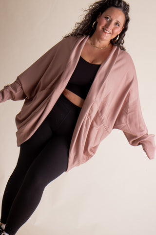 Everyday Dream Dolman Sleeve Cardigan - CURVY