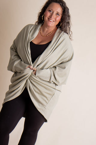 Everyday Dream Dolman Sleeve Cardigan - CURVY