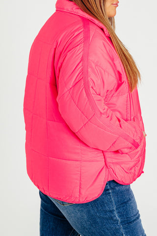 Out In The Open Quilted Jacket - CURVY *Final Sale*