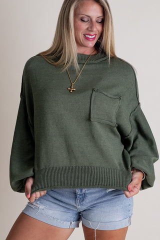 Never Let You Go Mock Neck Sweater