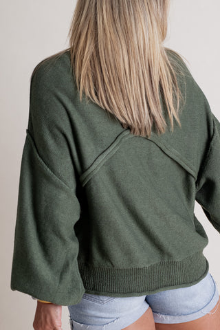 Never Let You Go Mock Neck Sweater *Final Sale*