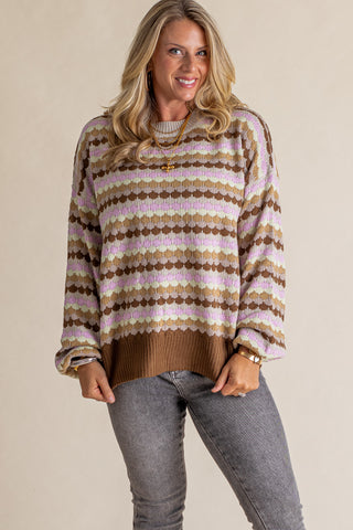 Between The Lines Knit Sweater