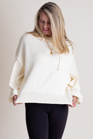 Never Let You Go Mock Neck Sweater