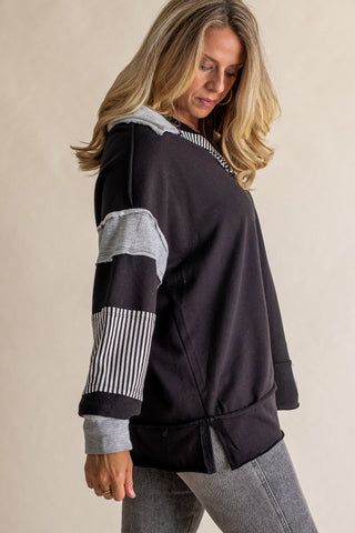 Embrace The Journey Collared Pullover