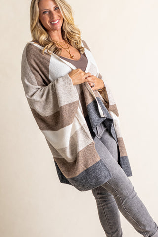 Joy of Fall Striped Cardigan