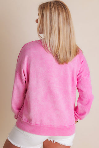 Pushing Forward Mineral Washed Sweatshirt *Final Sale*