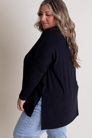 Full Of Hope Round Neck Top - CURVY