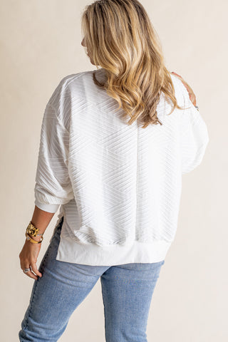 Lead With Love Textured Top