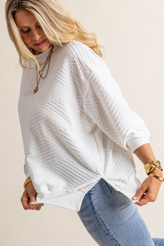 Lead With Love Textured Top