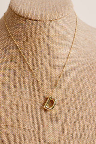 Bubble Initial Necklaces