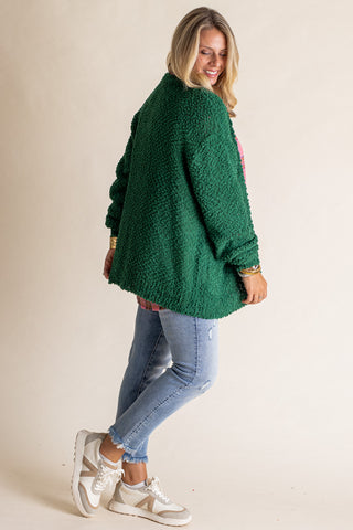 Running Free Popcorn Cardigan