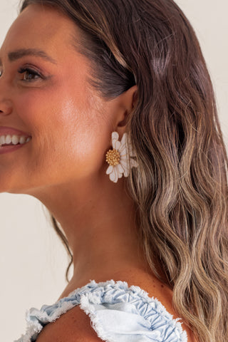 Fiona Flower Earrings