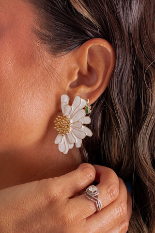 Fiona Flower Earrings