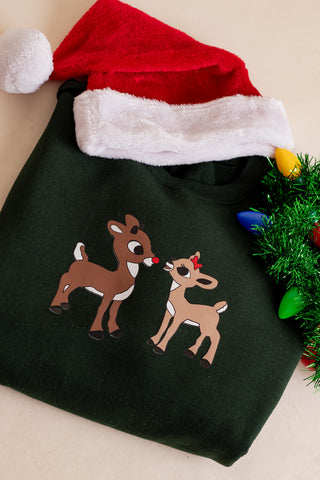 Youth Rudolph and Clarice Sweatshirt