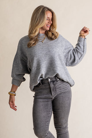 Drift Gracefully Round Neck Sweater